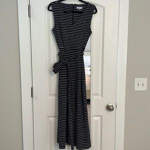 Wide leg striped jumper